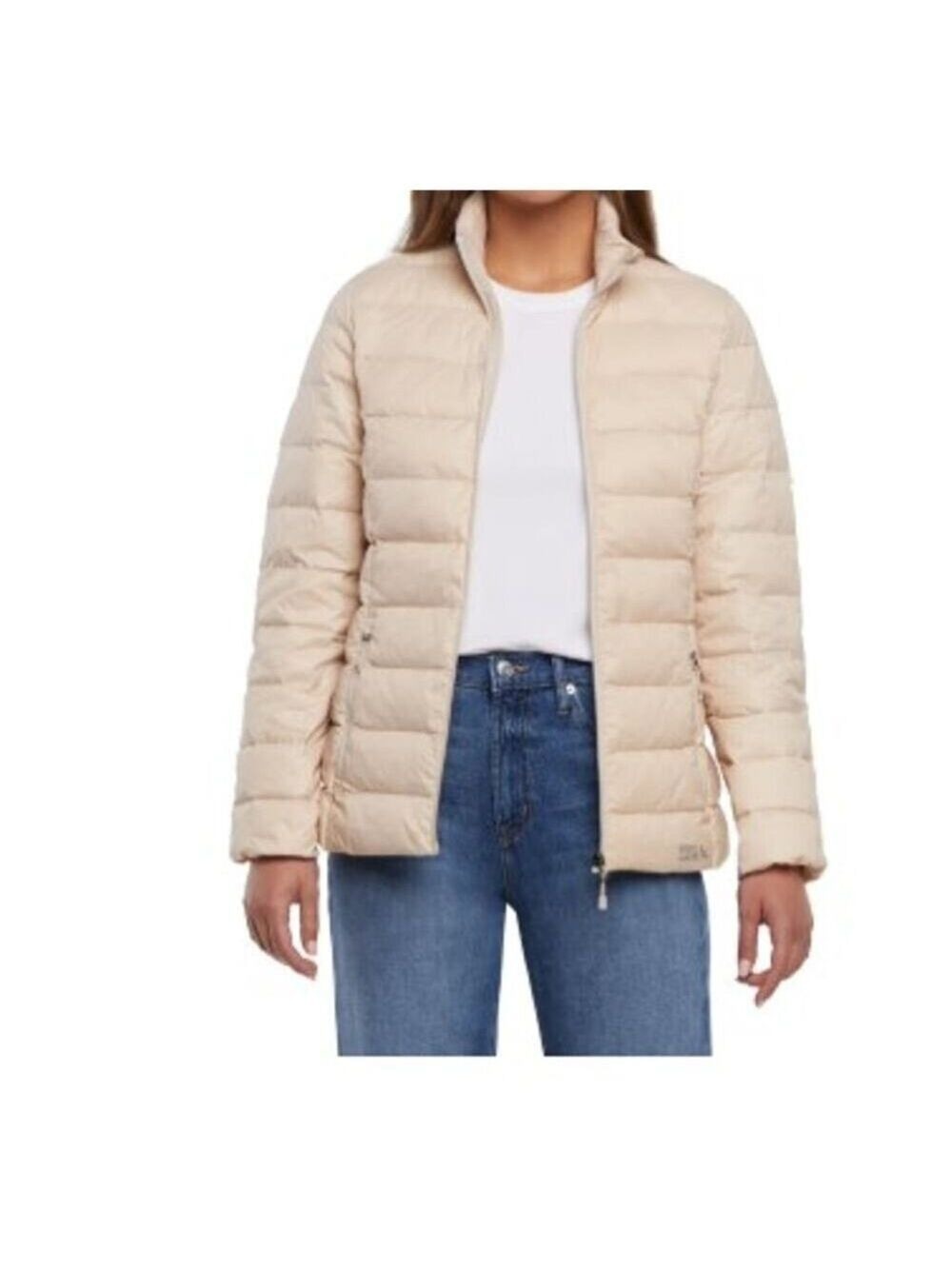 Eddie Bauer Women's Packable Jacket Cream Size XL
